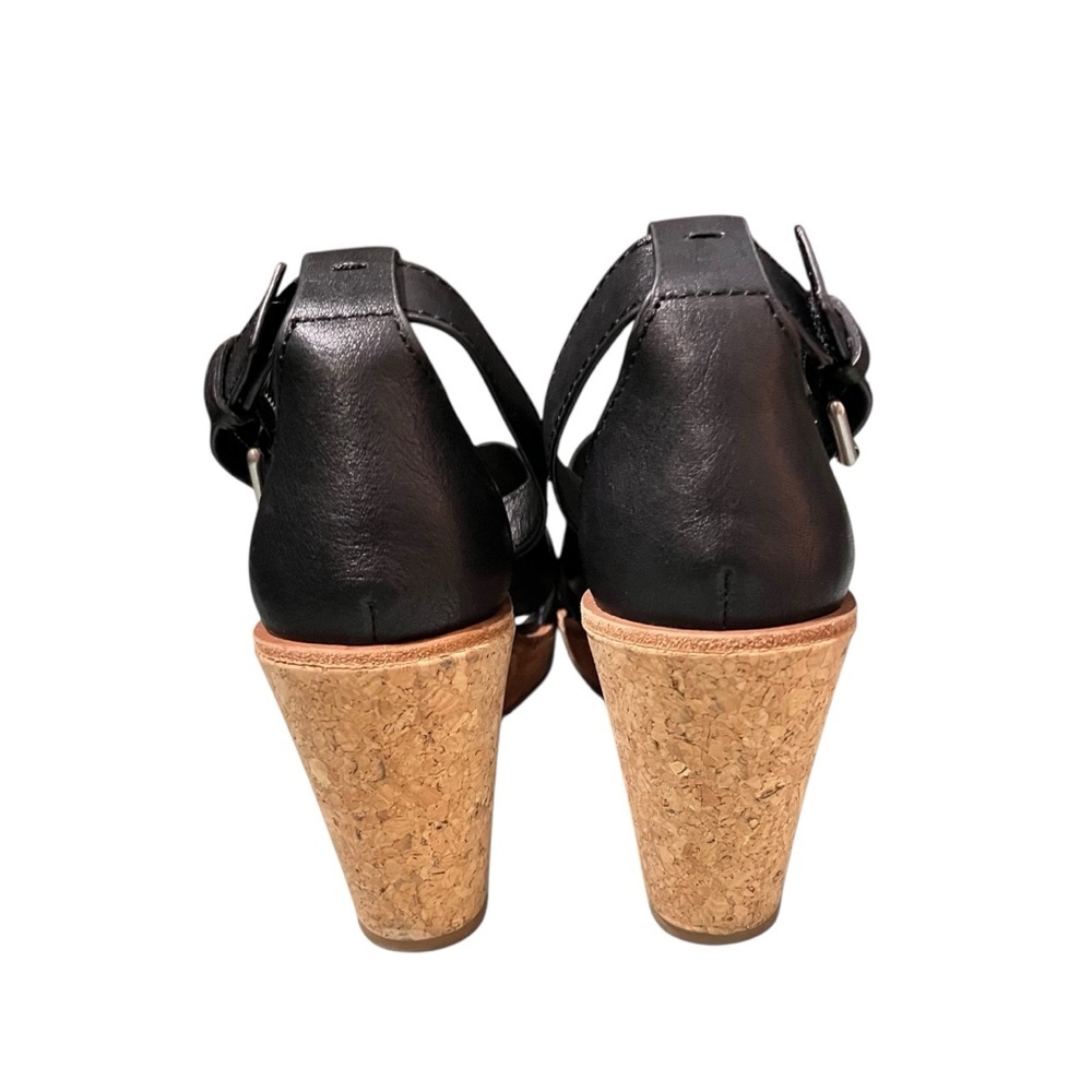 Dolce Vita Urban Wedge Sandals Size 8 Black - Picture 4 of 6